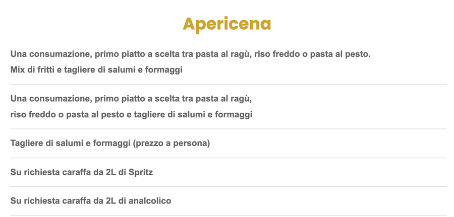 apericena
